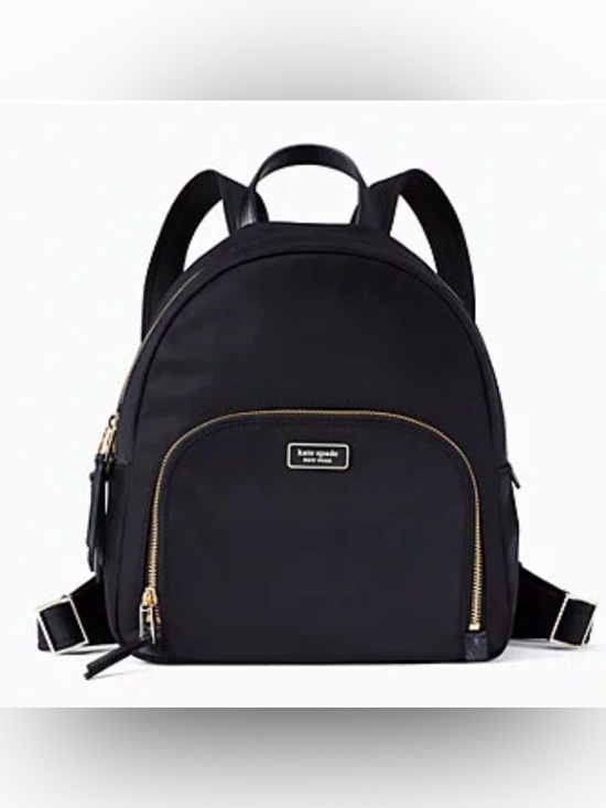 kate spade Handbags - kate spade Retro Modern Black Dawn Medium Backpack Nylon Lightweight Coquette